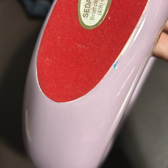 Rare Retro vintage 80’s post modern ring vase lilac purple ceramic 🌵 - Picture 8 of 10